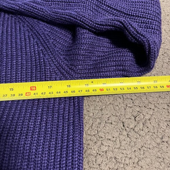 ICONE Shaker-rib Raglan Sweater In Purple - Picture 6 of 7